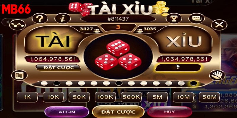 Luật chơi của game tài xỉu MB66 là gì? 